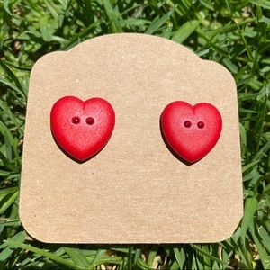 Heart Stud Earrings